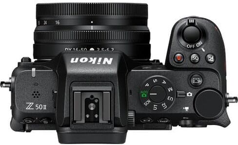 كاميرا Nikon Z50 II الرقمية المدمجة بدون مرآة مع طقم عدسات تكبير 16-50 مم و50-250 مم من NIKKOR Z DX + محول تركيب Nikon FTZ II + بطاقة ذاكرة سعة 64 جيجابايت + EN-EL25 + برنامج صور + المزيد in Saudi Arabia