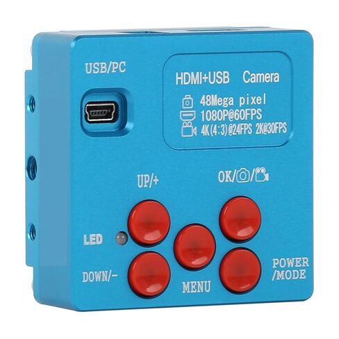 10.1 بوصة 11.6 بوصة شاشة LCD 1080P 48MP 2K 4K HDMI كاميرا فيديو 50X 100X مجموعة مجهر ستيريو ثلاثي العينيات للمختبر الصناعي (11.6 بوصة، 48MP 2K 4K HDMI USB-02) in Kuwait