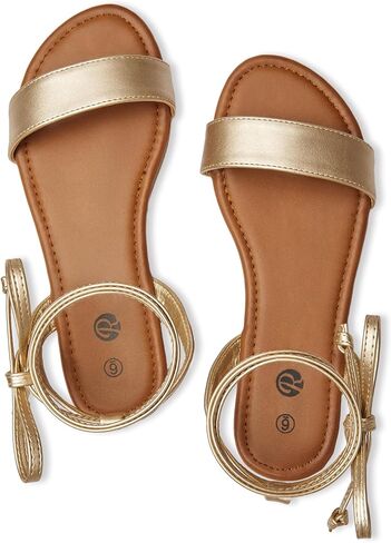Rekayla Women's Sandals Open Toe Tie Up Ankle Wrap Flat Sandals for Women Comfortable Casual Dressy Summer Shoes Cute Strappy Lace Up Sandal in Saudi Arabia
