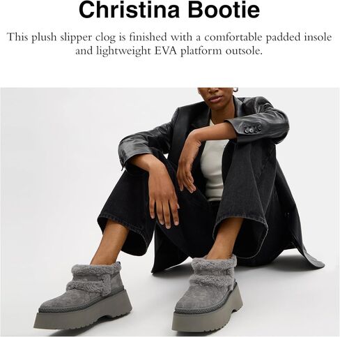 COACH Women's Christina Bootie in Signature Suede Fashion Boot in Saudi Arabia