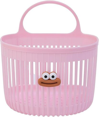 Pink & White Wall Mount Storage Baskets - 2-Pack Hanging Organizer Baskets for Kitchen, Pantry, Bathroom & Garage, Decorative Wall Pocket Shelves for Cabinet Door Storage (Set of 2) (white) in Saudi Arabia