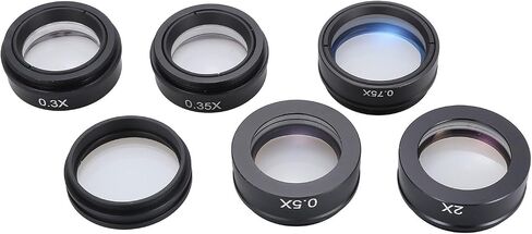 Enhance Your Industrial Microscope with 0 3X to 2X Barlow Auxiliary Objective Lens for Video Capture (0.5X) in Saudi Arabia