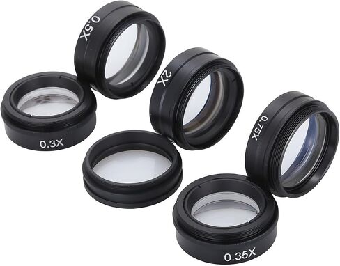 Enhance Your Industrial Microscope with 0 3X to 2X Barlow Auxiliary Objective Lens for Video Capture (0.5X) in Saudi Arabia