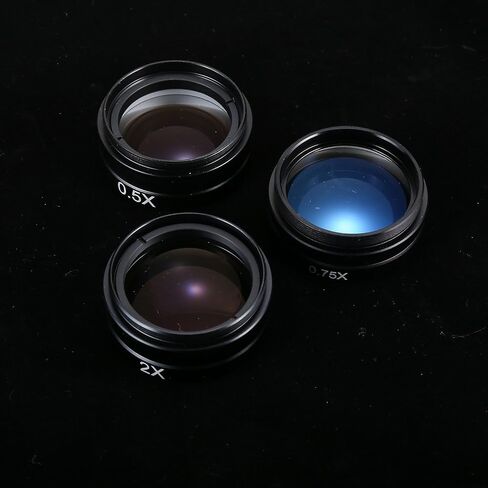 Enhance Your Industrial Microscope with 0 3X to 2X Barlow Auxiliary Objective Lens for Video Capture (0.5X) in Saudi Arabia