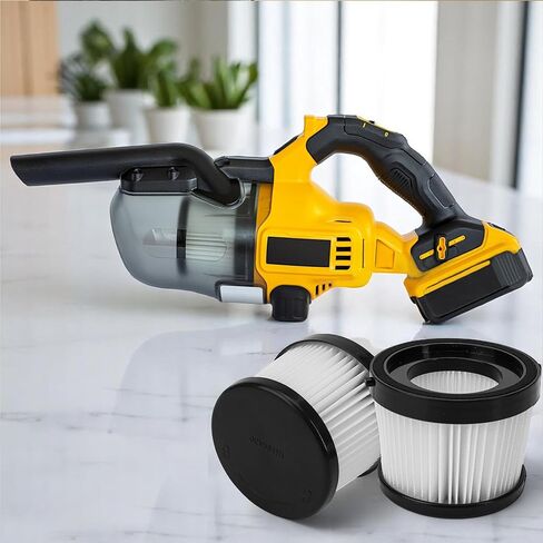 قطعتان من مرشحات HEPA البديلة لـ DEWALT 20V DCV501LN، استبدل DCV5011H، DCV501HB أجزاء المكنسة الكهربائية المحمولة اللاسلكية، فلتر قابل للغسل وإعادة الاستخدام in Kuwait