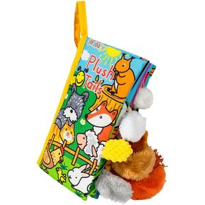 كتب القماش الموسيقية للأطفال من HECCEI، كتب الذيل، كتب الأنشطة الناعمة للأطفال الصغار، كتب قماشية للتطوير المبكر للطفل/الرضع/الأطفال الصغار بعمر 3 أشهر فما فوق in Kuwait