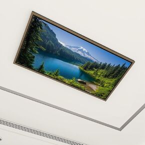 6 Pack Fluorescent Light Covers for Ceiling Lights Mount Rainier National Park Decorative Magnetic Fluorescent Light Filters for Classroom Office Home 4x2 ft in Kuwait