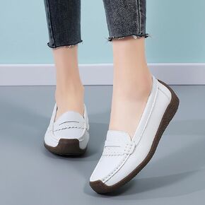 Women's Comfortable & Lightweight Penny Loafers Slip-Ons Business Casual Dress Shoes Work Office Flats Everyday Walking Shoes Driving Mocs for Women in Kuwait