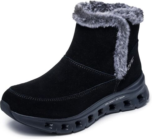 Skechers Women's Glide-Step Pro-Cozy Wish Hands Free Slip-ins Ankle Boot in Saudi Arabia
