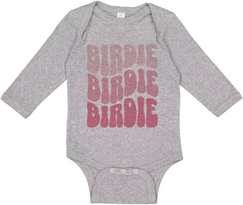 TATY Kids Wavy Birdie Long Sleeve Baby Infant Bodysuit in Saudi Arabia