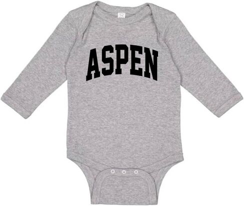 Aspen Collegiate Long Sleeve Baby Infant Bodysuit in Saudi Arabia