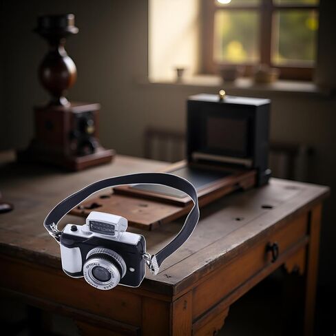 1:4 Scale Mini Camera Prop Ornament Vintage Camera Model, Miniature Digital Camera Mini Decoration Accessories Photography Props Ornament in Saudi Arabia