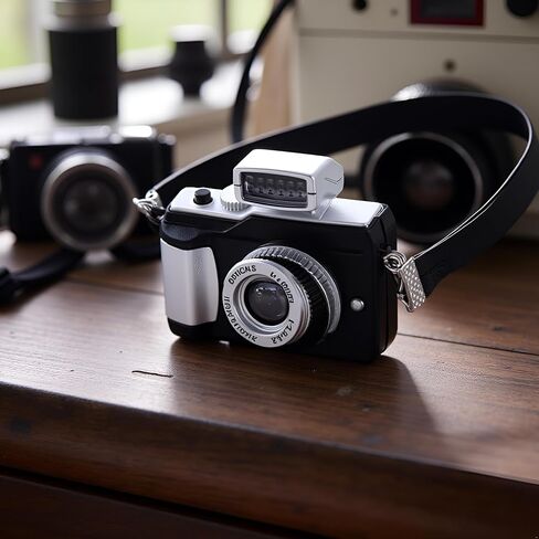 1:4 Scale Mini Camera Prop Ornament Vintage Camera Model, Miniature Digital Camera Mini Decoration Accessories Photography Props Ornament in Saudi Arabia