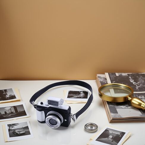 1:4 Scale Mini Camera Prop Ornament Vintage Camera Model, Miniature Digital Camera Mini Decoration Accessories Photography Props Ornament in Saudi Arabia