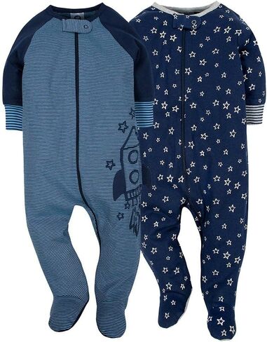 2-Pack Boys Organic Rocket Sleep N' Play in Saudi Arabia