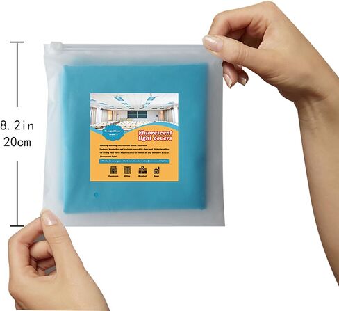 (2 Pack; Tranquil Blue). Flame-Retardant Fabric, 10 Strong Rare Earth Magnets, Flame Retardant Certification, Reducing Glare Harsh Flicker, Used in Classroom, Home, Office in Saudi Arabia