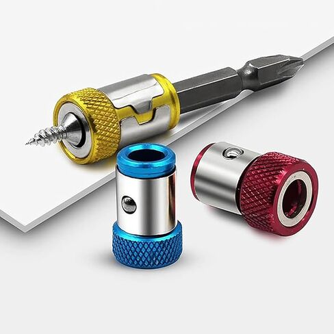 Magnetic Screwdriver Bit Set with Strong Magnetic Rings, Magnetic Ring for Power Drill and Screwdriver Tips, Non-Slip Magnetic Accessories in Saudi Arabia