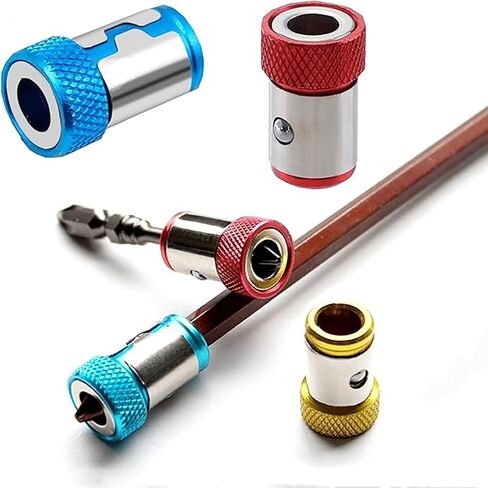 Magnetic Screwdriver Bit Set with Strong Magnetic Rings, Magnetic Ring for Power Drill and Screwdriver Tips, Non-Slip Magnetic Accessories in Saudi Arabia