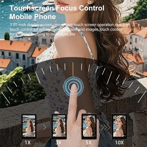 Yoidesu Magnetic Vlog Selfie Monitor Screen, Wireless Back Camera Monitor with Control and BT Remote, 7 in 1 Vlog Selfie Screen with Speaker and Focus Wheel for Selfie in Saudi Arabia