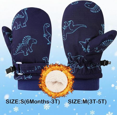 Toddler Mittens Kids Waterproof Gloves Kid Winter Mitten For Boy Girl Ski Glove Warm in Saudi Arabia