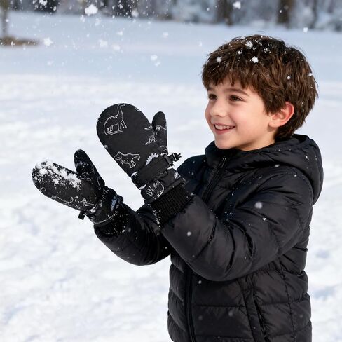 Toddler Mittens Kids Waterproof Gloves Kid Winter Mitten For Boy Girl Ski Glove Warm in Saudi Arabia