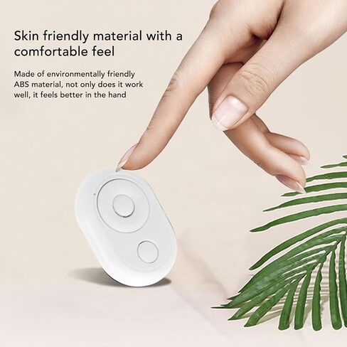 Bluetooth Remote Control Page Turner, for TikTok for App Camera Remote Shutter Selfie Button, Fingertip Video Controller for Cell Phone (White) in Saudi Arabia