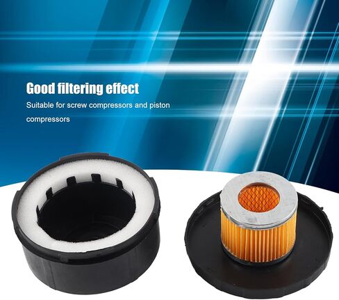 Air Compressor Filter Noise Reducer Compressor 3/4 25mm Plastic Shell Round Muffler Intake Dia 80mm in Saudi Arabia