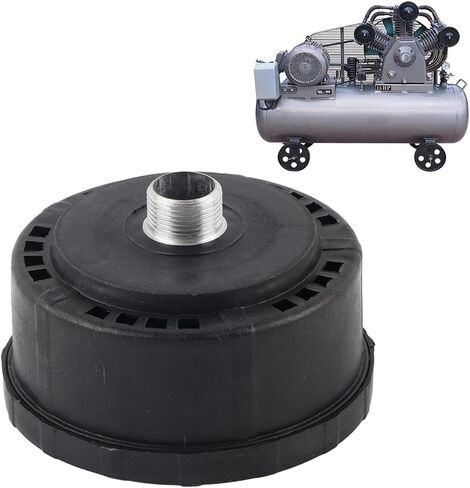 Air Compressor Filter Noise Reducer Compressor 3/4 25mm Plastic Shell Round Muffler Intake Dia 80mm in Saudi Arabia