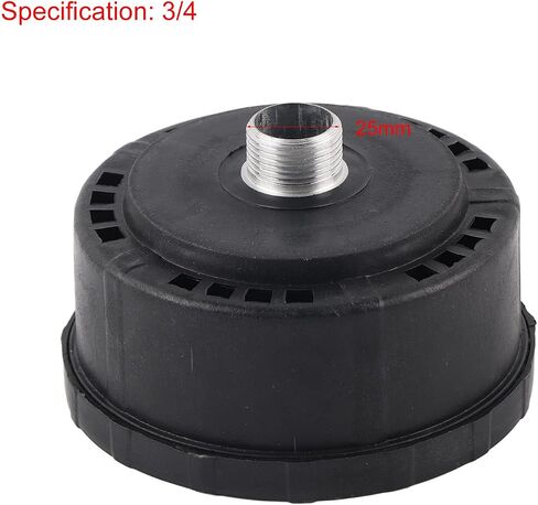 Air Compressor Filter Noise Reducer Compressor 3/4 25mm Plastic Shell Round Muffler Intake Dia 80mm in Saudi Arabia
