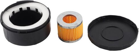 Air Compressor Filter Noise Reducer Compressor 3/4 25mm Plastic Shell Round Muffler Intake Dia 80mm in Saudi Arabia
