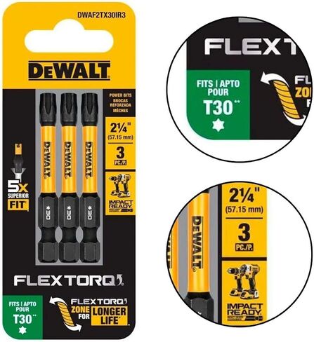 2.25IN TORX T30 IMPACT READY 3PK in Saudi Arabia