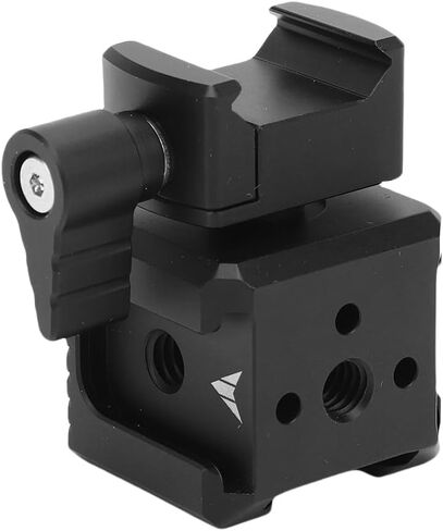 Gugxiom 3 Port Cold Shoe Mount مدمج في 1/4 فتحات لولبية 4، حامل تمديد محول الحذاء البارد للكاميرا لقفص الكاميرا وشاشة LED وميكروفون وما إلى ذلك in Kuwait