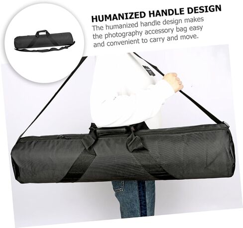 Oxford Tripod Carrying Case Bag with Smooth Zipper and Handle for Photography Equipment Storage Travel Camera Rack Light Stand Boom Stand Monopod Umbrella Black in Saudi Arabia