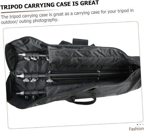 Oxford Tripod Carrying Case Bag with Smooth Zipper and Handle for Photography Equipment Storage Travel Camera Rack Light Stand Boom Stand Monopod Umbrella Black in Saudi Arabia