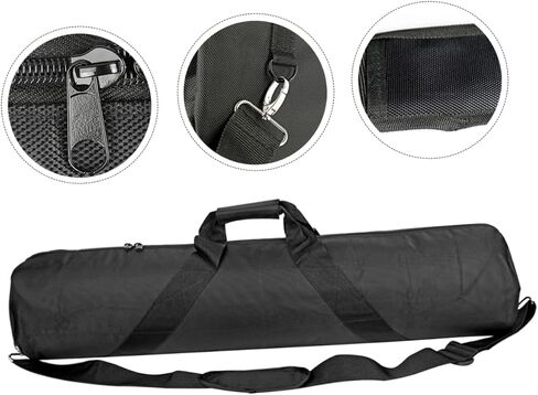 Oxford Tripod Carrying Case Bag with Smooth Zipper and Handle for Photography Equipment Storage Travel Camera Rack Light Stand Boom Stand Monopod Umbrella Black in Saudi Arabia