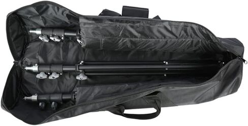 NUOBESTY Oxford Cloth Tripod Carrying Case Bag Photography Accessories Storage Pouch with Handle for Tripods Light Stands Boom Stands Monopods Umbrellas Heavy Duty Protective Gear Bag Black in Saudi Arabia