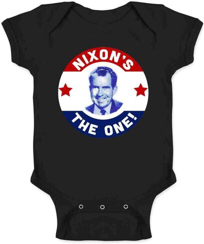 Pop Threads Richard Nixons The One Vintage President Campaign Infant Baby Boy Girl Bodysuit in Saudi Arabia