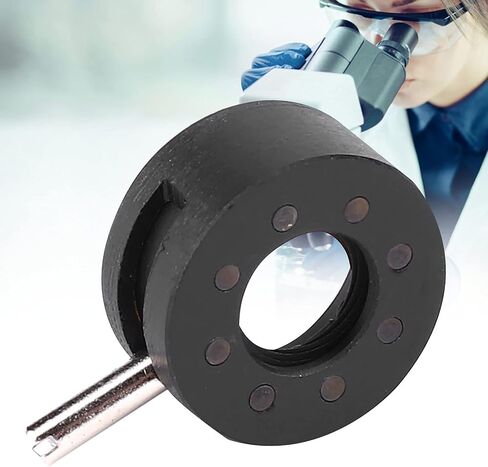 Adjustable Aperture Diaphragm, Microscope Adapter Aperture Mechanical Lens Optical Diaphragm for Microscope Diaphragm 1.5-25mm/0.06-0.98' (SK6) in Saudi Arabia
