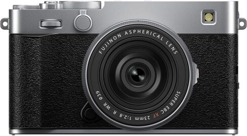 كاميرا FUJIFILM X-E5 الرقمية بدون مرآة مع عدسة XF 23 مم f/2.8 (فضية) مع طابعة Fuji INSTAX Mini Link 3 للهواتف الذكية - أبيض + بطاقة ذاكرة UHS-II SDXC سعة 64 جيجابايت + كابل Micro HDMI + المزيد in Saudi Arabia