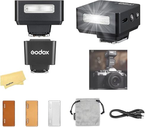 Godox iT20 O iT20-O TTL Camera Flash with TR TTL Hot Shoe Riser for Olympus Camera Flash Speedlite Speedlight Light,7.4V/300mAh Lithium Battery,1.5s Recycle Time,700 Full-Power Flashes in Saudi Arabia