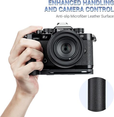 JJC 2-Pack DK-33 Soft Eyecup Eye Cup Eyepiece & Metal Hand Grip Handgrip Bracket for Nikon Zf Z f Camera, Nikon Zf Camera Accessories in Saudi Arabia