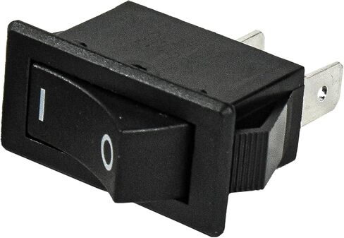HQRP ON Off Rocker Switch 2-Prong 16A 125V Compatible with Dewalt 5140069-87 DWFP55120 STFP70635MJ Air Compressor, UL Listed in Saudi Arabia