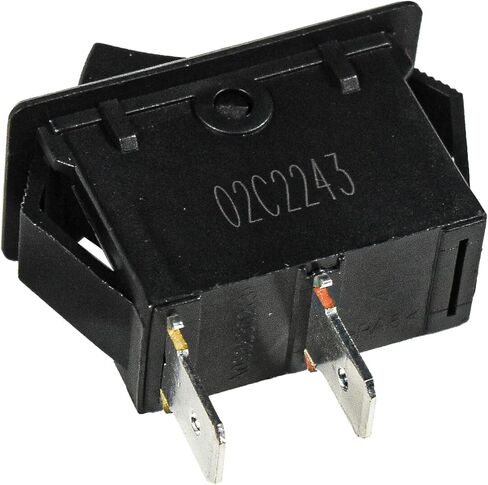 HQRP ON Off Rocker Switch 2-Prong 16A 125V Compatible with Dewalt 5140069-87 DWFP55120 STFP70635MJ Air Compressor, UL Listed in Saudi Arabia