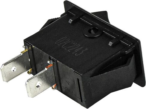 HQRP ON Off Rocker Switch 2-Prong 16A 125V Compatible with Dewalt 5140069-87 DWFP55120 STFP70635MJ Air Compressor, UL Listed in Saudi Arabia