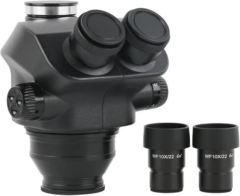 Industrial Lab Simul-Focal 50X 100X Stereo Microscope Trinocular Microscope + 0.5X 1.0X 0.7X 1.5X 2.0X Auxiliary Objective Lens(With 1.0x) in Saudi Arabia