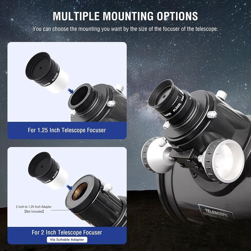 Astromania 1.25" 4mm Super Plossl Telescope Eyepiece - Bundle with - Moon Filter 1.25 inch ND96-0.9 in Saudi Arabia