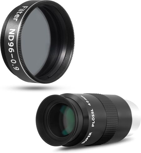 Astromania 1.25" 40mm Super Plossl Telescope Eyepiece - Bundle with - Moon Filter 1.25 inch ND96-0.9 in Saudi Arabia