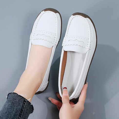 أحذية نسائية مريحة وخفيفة الوزن من Penny Loafers سهلة الارتداء، أحذية كاجوال للعمل والمكتب، أحذية مشي يومية، أحذية القيادة للنساء in Saudi Arabia