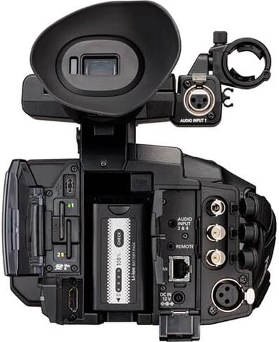 Panasonic AG-CX370 UHD 4K Pro Camcorder Bundle + Accessory Package Including 64GB Extreme Pro Memory, LED Video Light, Microphone, Case & More (24 Items) (Renewed) in Saudi Arabia