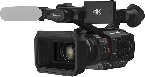كاميرا الفيديو المحمولة Panasonic HC-X20 4K مع حزمة اتصال غنية + مجموعة ملحقات تتضمن ذاكرة Extreme Pro سعة 64 جيجابايت ومرشحات وحقيبة وحزمة برامج تحرير الفيديو/الصور والمزيد (25 عنصرًا) (متجددة) in Saudi Arabia